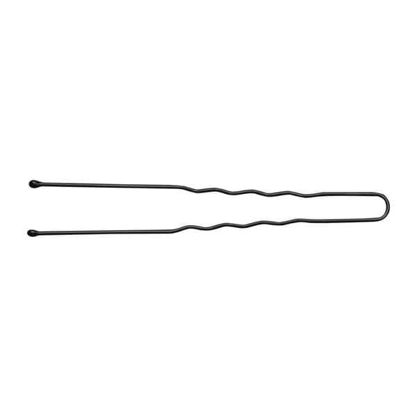 Frisør hårnåle E-65 300 stk 7 cm sort