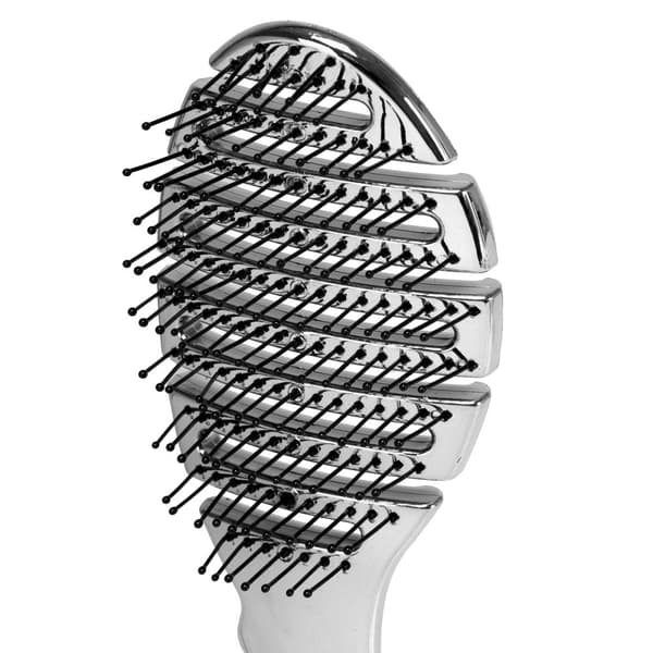 Flexibel hårborste P-1032 Silver