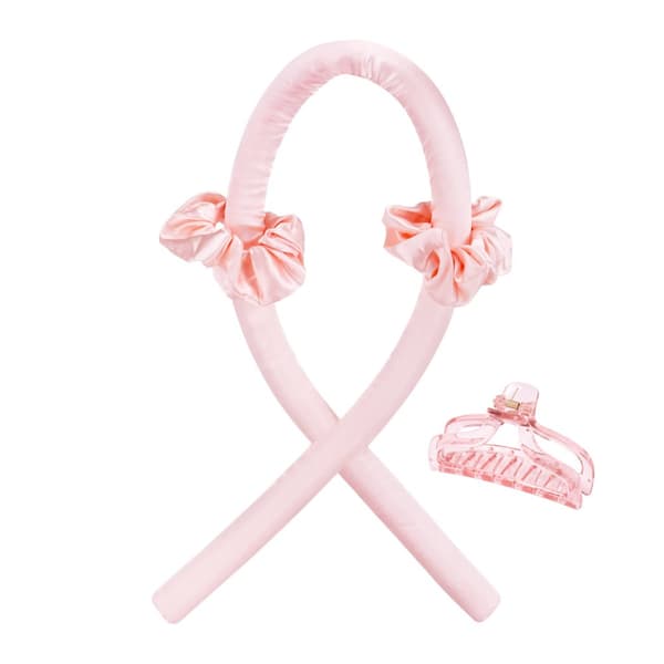 Pink hårrulle