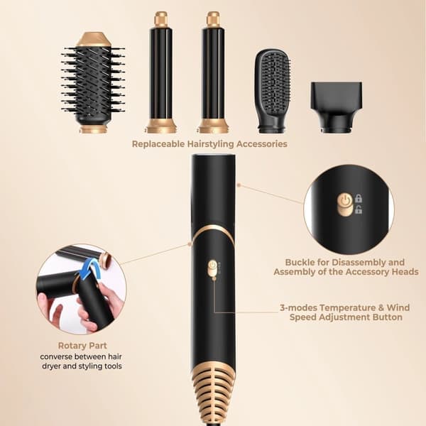 Multistyler 5-i-1 Svart