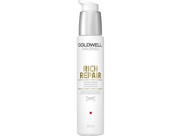 Goldwell 6 EFFECTS SERUM, Hårserum, 100 ml, Kvinna, Normalt hår, Motverkar trassel, Shine, Pumpflaska