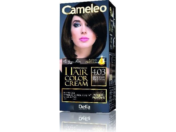 Delia Cosmetics Cameleo HCC Omega + permanent paint No. 4.03 Mocha Brown 1op