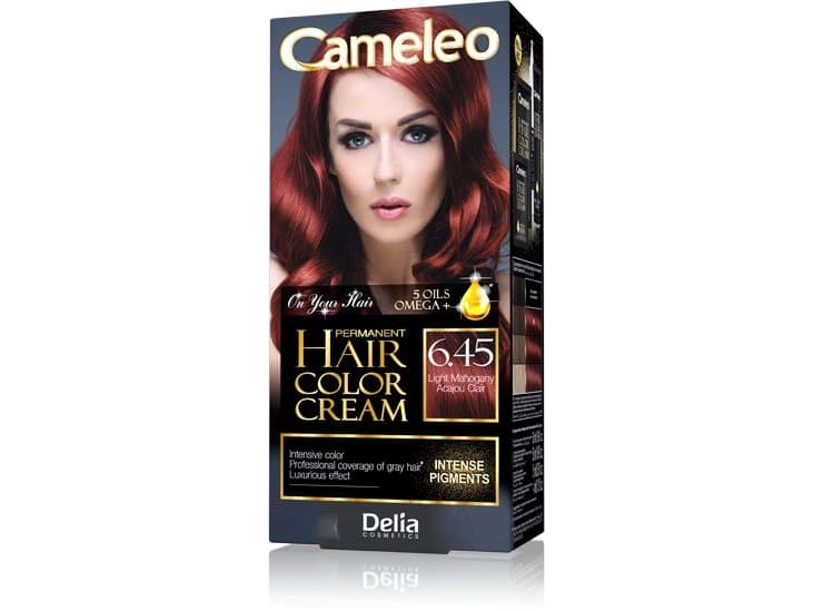 Delia Cameleo HCC Omega + permanent paint No. 6.45 Light Mahogany 1op.
