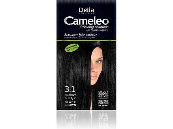DELIA CAMELEO Color Shampoo 3.1 BLACK BRONZE