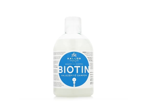 KALLOS Biotin Beautifying Shampoo för glänsande och glest hår 1000ml