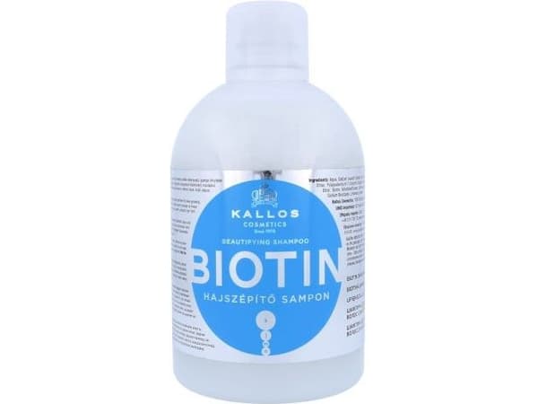 KALLOS Biotin Beautifying Shampoo forskjønnende sjampo for svakt og matt hår 1000ml