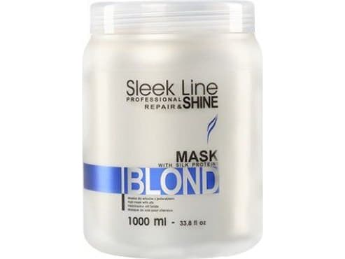 STAPIZ_Sleek Line Blond Mask silkillä vaaleille hiuksille platinan sävyyn 1000ml