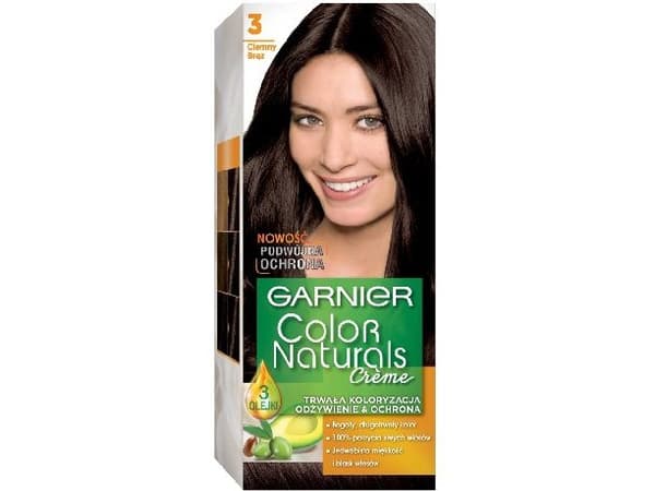 Garnier Color Naturals Cremefarge nr. 3 Mørkebrun