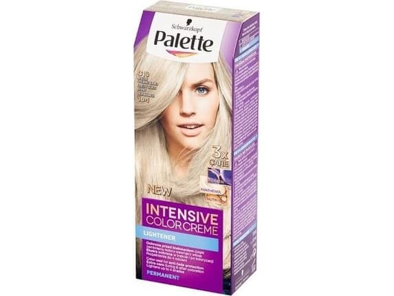 H PALETTI INTENS CREME C10-huurteinen hopeanvaalea vaalea väri