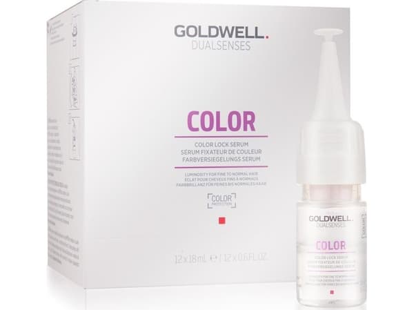 Flushing serum for fine colored hair Dualsenses Color ( Color Lock Serum) 12 x 18 ml