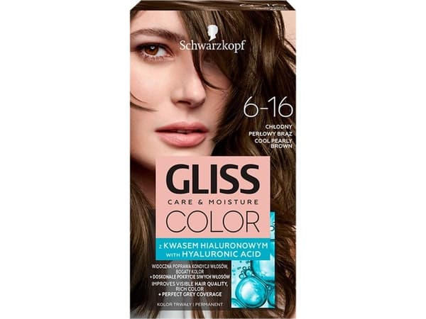 Schwarzkopf Schwarzkopf Gliss Color Color cream no. 6-16 Cool Pearl Brown 1op.