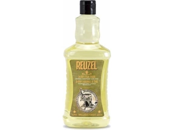 Reuzel Reuzel 3in1 sjampo sjampo balsam og dusjgel Tea Tree 1000ml