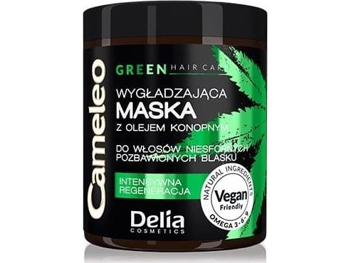 Delia Delia Cosmetics Cameleo Green Maska do włosów wygładzająca z olejem konopnym 250ml