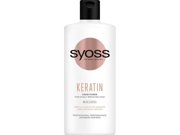 Schwarzkopf Schwarzkopf Syoss Keratin Restorative hoitoaine hauraille hiuksille 440ml