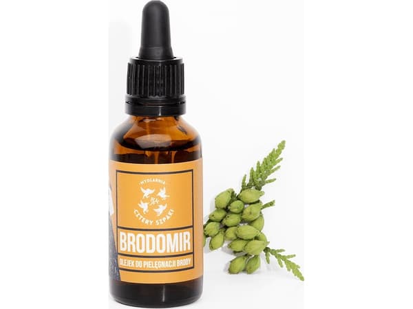 MYDLARNIA CZTERY SZPAKI_Brodomir skjegg- og ansiktshårolje 30ml