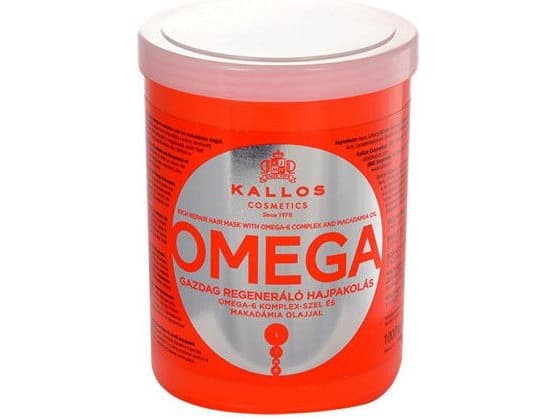 Kallos KJMN Omega, Kvinner, Skadet hår, Tørt hår, 1000 ml