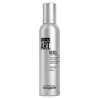 L'OREAL PROFESSIONNEL_Tecni Art Rebel Push-Up Texturizing Powder-In-Mousse teksuryzujący puder w piance dodający objętności Force 4 250ml