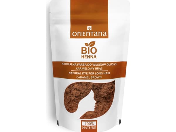 Orientana Organic Henna Caramel Brown 100g