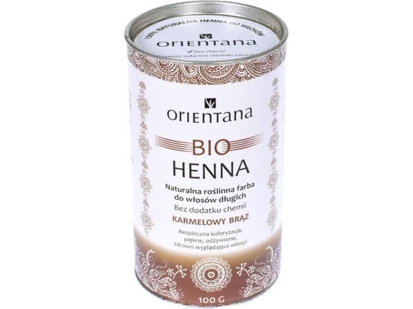 Orientana Organic Henna Caramel Brown 100g