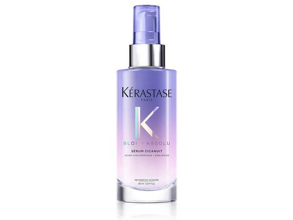 Kerastase Blond Absolu Sérum Cicanuit, Kvinna, Blont hår, 90 ml, Ger lyster, Fuktgivande, Pumpflaska, AQUA / WATER • ISOPROPYL MYRISTATE • DIMETHICON