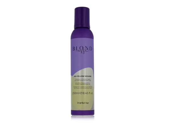 INEBRYA_Blondesse No-Yellow Mousse mousse for blondt, bleket, stripete og grått hår 250ml