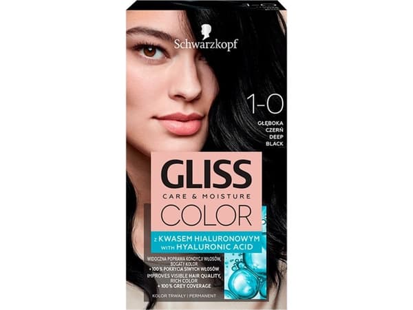 SCHWARZKOPF_Gliss Color hair coloring cream 1-0 Deep Black