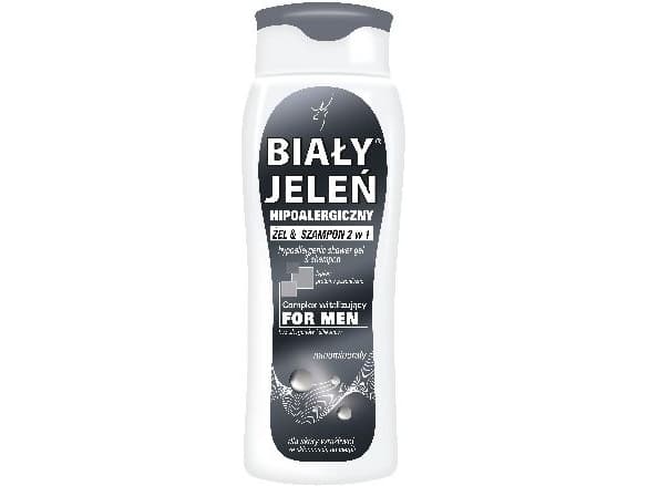 POL WHITE JELEIN Shampoo/Gel Men 2in1 nano minerals