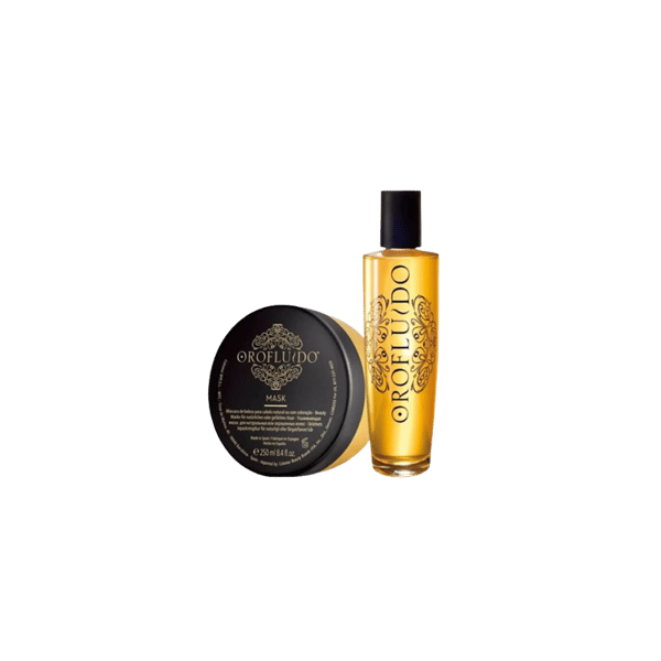OroFluido Promo Pack Elixir Oil 100ml + Mask 250ml - Skadat & Behandlat