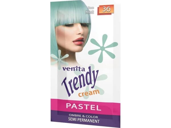 Venita Trendy Cream Ultra Creme hårfarge 36 Ice Mint 35 ml