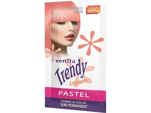 Venita Trendy Cream Ultra hair coloring cream 27 Flamingo Flash 35ml