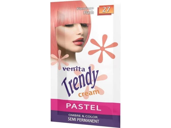 Venita Trendy Cream Ultra hair coloring cream 27 Flamingo Flash 35ml