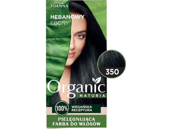 JOANNA_Naturia Organic conditioning hair dye without ammonia and PPD 350 Ebony Ebony