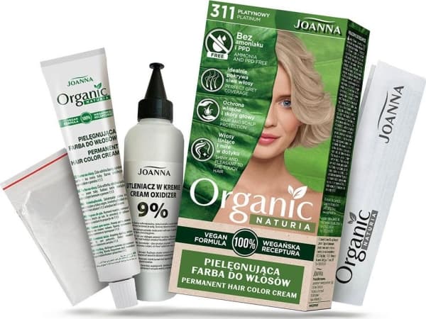 JOANNA PROFESSIONAL Joanna Naturia Økologisk pleiende hårfarge 311 Platinum