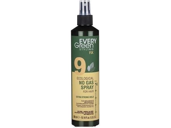 Every Green EVERY GREEN_Eco Hairspray No Gas Strong Hold økologisk hårspray med sterkt hold, 300ml