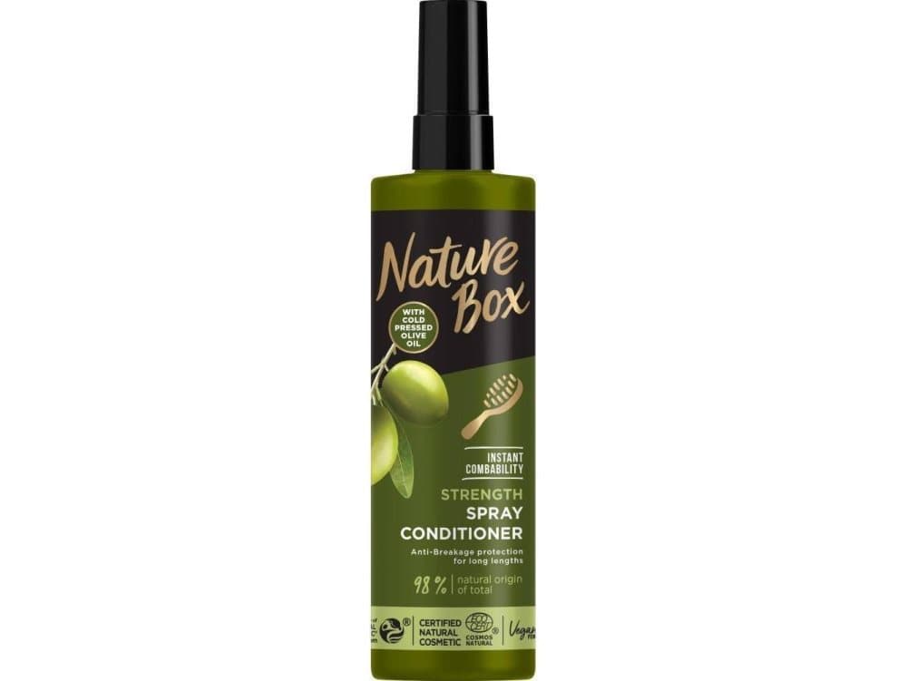 Nature Box NATURE BOX_Strength Spray Conditioner strengthening spray conditioner for long hair with olive oil 200ml