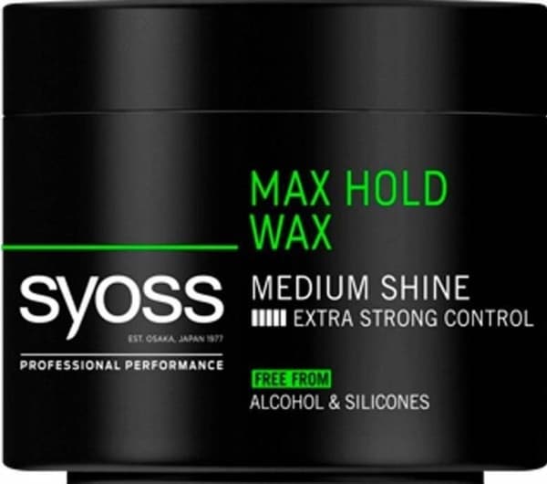 SYOSS_Max Hold Wax Medium Shine hair styling wax 150ml