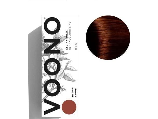VOONO_All Natural Hennacolour Line henna for hair Medium Brown 100g
