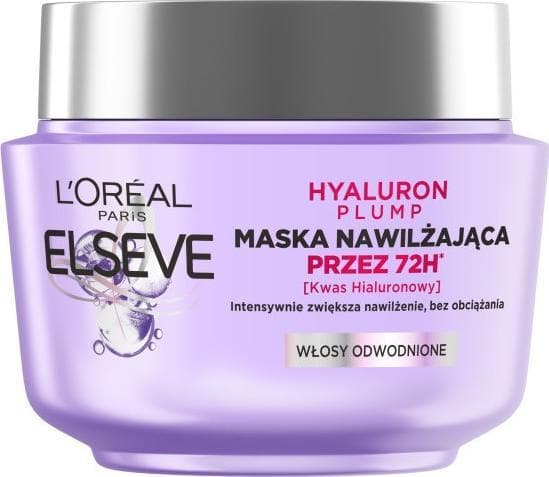 L'Oreal Paris LOREAL_Elseve Hyaluron Plump kosteuttava naamio kuiville hiuksille 300ml
