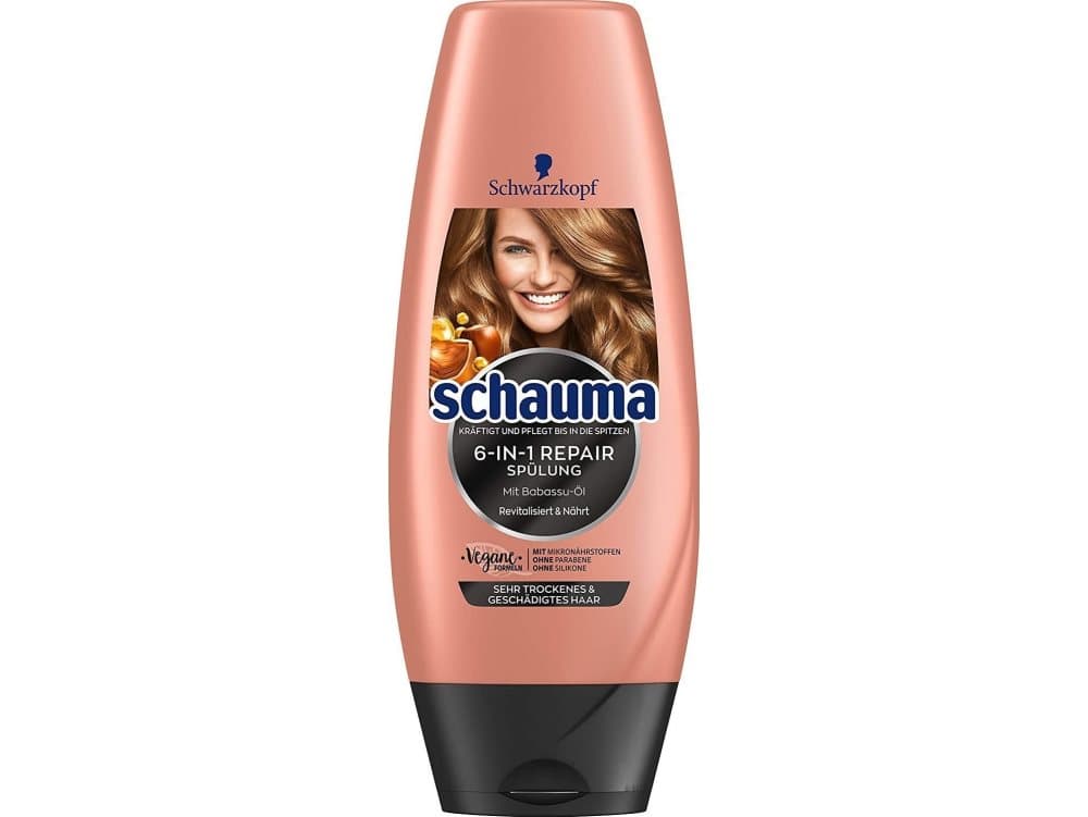 Schaum (DE) Schwarzkopf Schaum, 6-in-1 repair, conditioner, 250 ml (GERMANY PRODUCT)