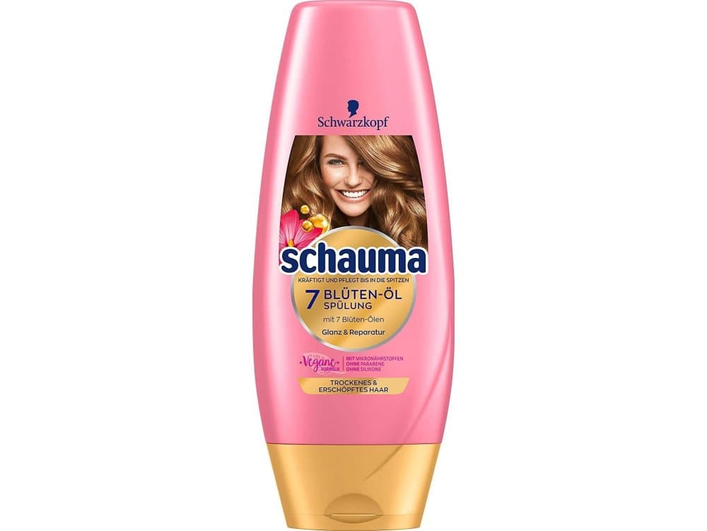 Schaum (DE) Schwarzkopf Schaum, Hair conditioner, 7-flower oil, 250 ml (GERMANY PRODUCT)