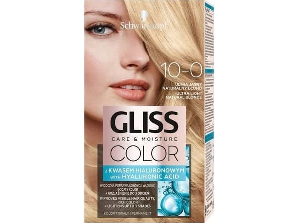 SCHWARZKOPF_Gliss Color hair coloring cream 10-0 Natural Blonde
