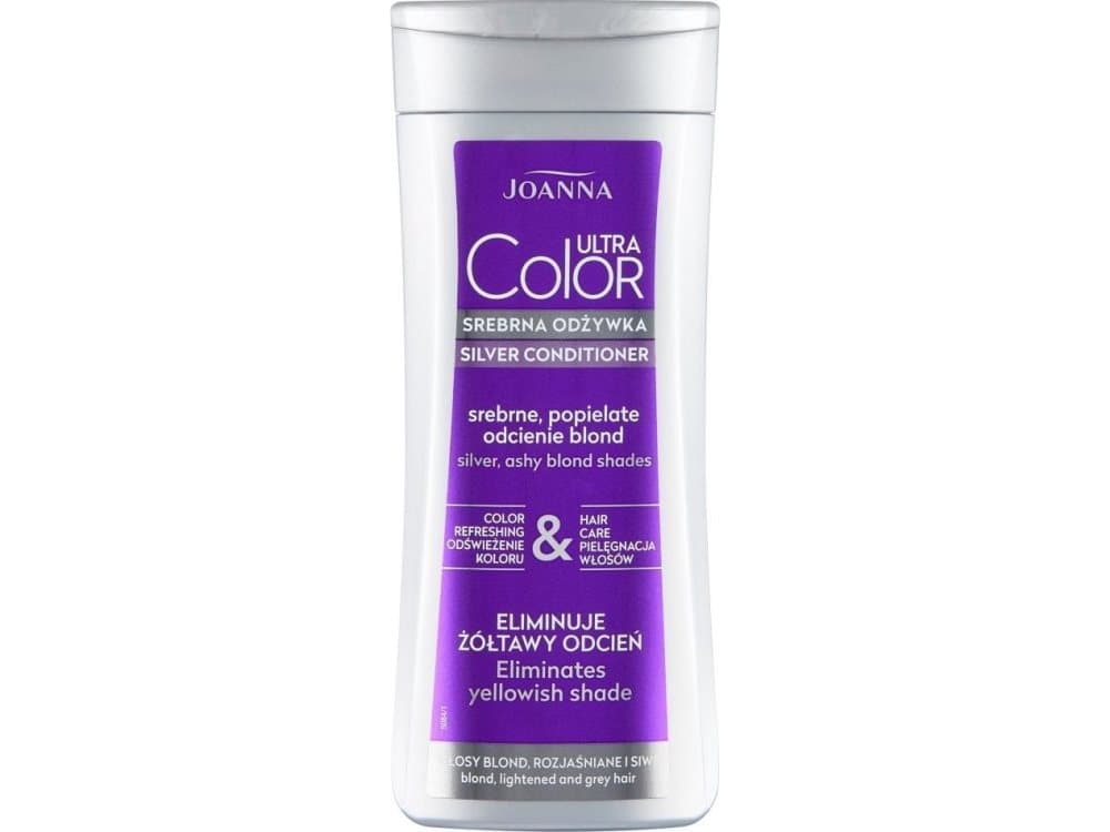 Joanna Joanna Ultra Color silver hair conditioner silver ashen shades of blonde 200g