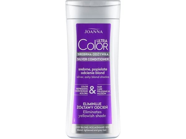 Joanna Joanna Ultra Color sølv hårbalsam sølv ask blonde nyanser 200g