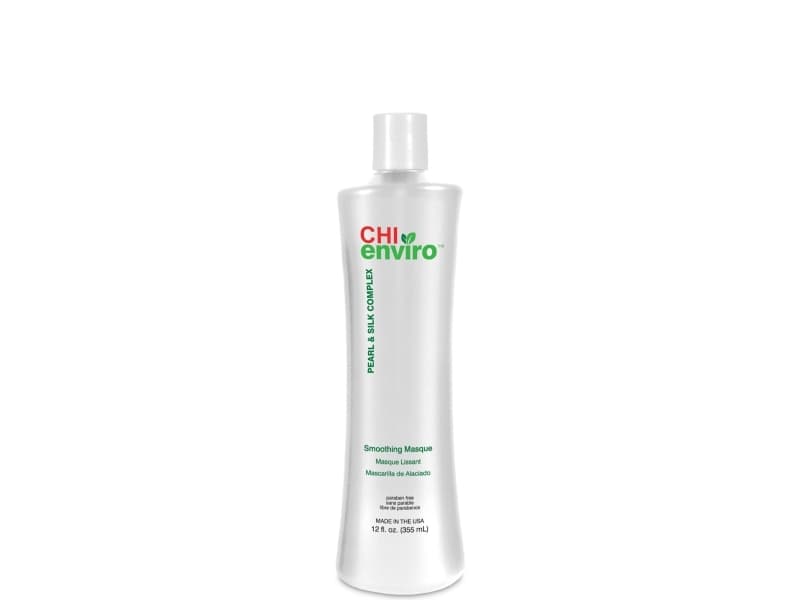 CHI Enviro Smoothing Masque 355ml, Kvinnor, Allt hår, Ostyrigt hår, Svart, Blond, Brun, Kastanj, Röd, 355 ml, Glans, Utjämning, Mjukgörande, Silk ess