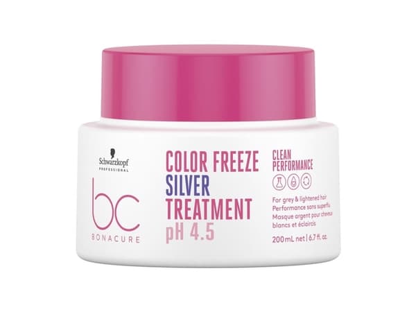 Schwarzkopf Maska do Białych Włosów Schwarzkopf Bonacure Colour Freeze Silver (200 ml) pH 4.5