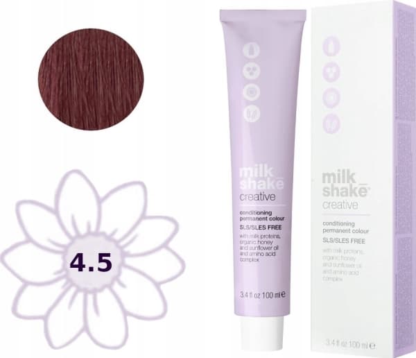 Permanent maling Milk Shake Creative 4,54M, Kastanje Medium Mahogny, 100ml