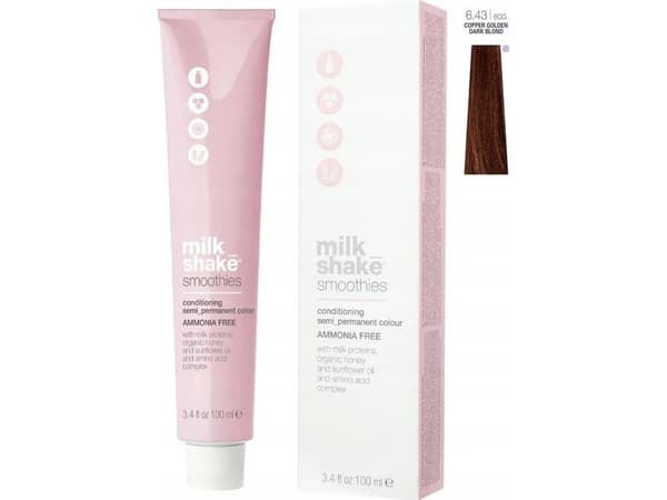 Milk Shake Milk Shake Smoothie Semi-Perm - ammoniakkfri hårfarge 100ml, fargepalett - 6.E || naturlig mørk eksotisk blond