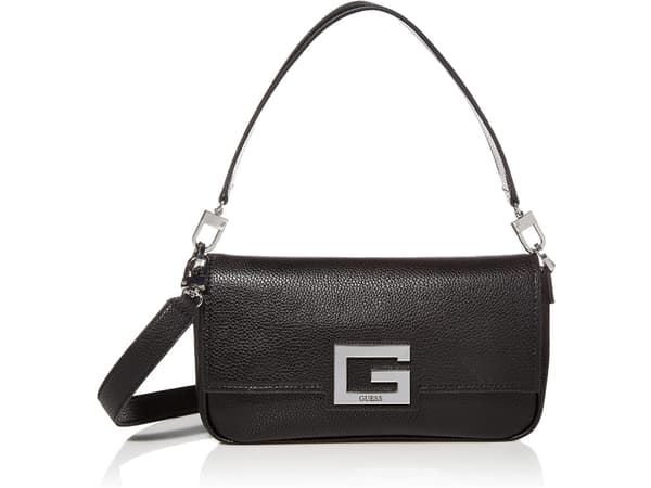 Guess Guess, Brightside, polyuretan, väska, 4G-logotyp, neonrosa, dam Till dam