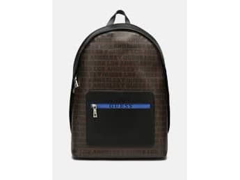 Guess Guess, Dan, Synthetic Leather, Backpack, Black/Brown, For Men For Men