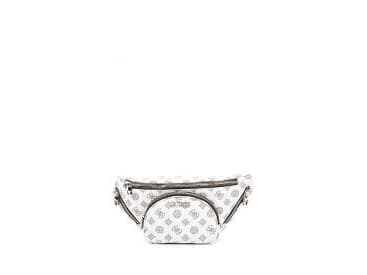 Guess, Utility Vibe, Textile Fanny Pack, White, For Women For Women